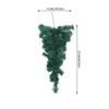1Pcs Simulated Christmas Tree Pendant Green PVC Iron Hanging Decor for Home Party Wall Xmas Decoration Layout