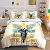 Out of Control Bike Rider Bedding Duvet Cover Set Duvet Cover Pillowcases (1*Duvet Cover 2*Pillowcases, Without Duvet Insert)