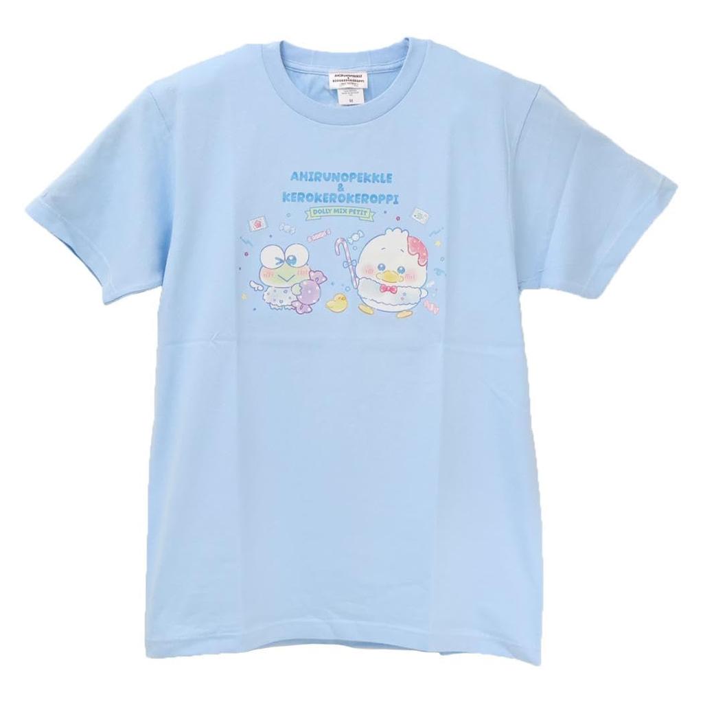 Pekkle the Duck & Kerokerokeroppi X DollyMix Petit Pekkle the Duck & Kerokerokeroppi X DollyMix Petit T-shirt, Light Blue, Size M