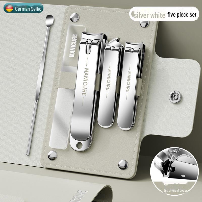 Nail Clipper Set with Leather Case - Manicure Tools