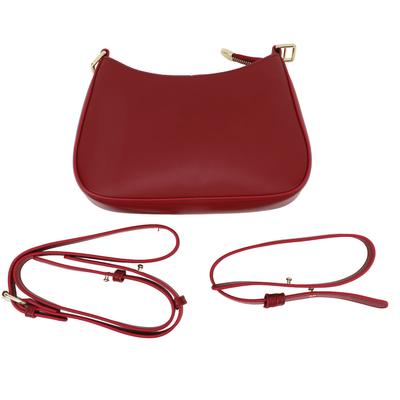 Women Shoulder Bag Retro Underarm Purse Small Handbag Lady PU Leather Vintage Bag with Adjustable