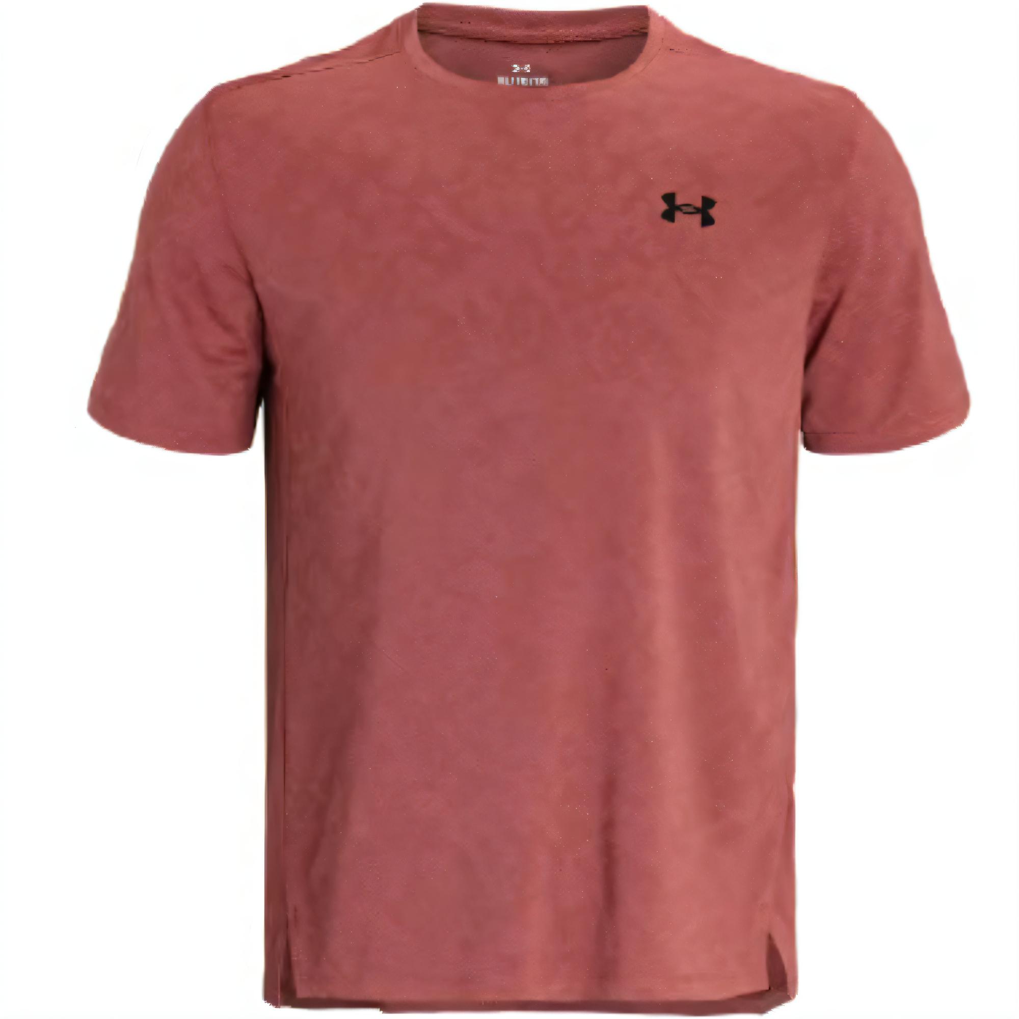 

Under Armour Tech Vent Geode Short Sleeve T-Shirt Men Tops Fractal-Pink 1382807-611 XL