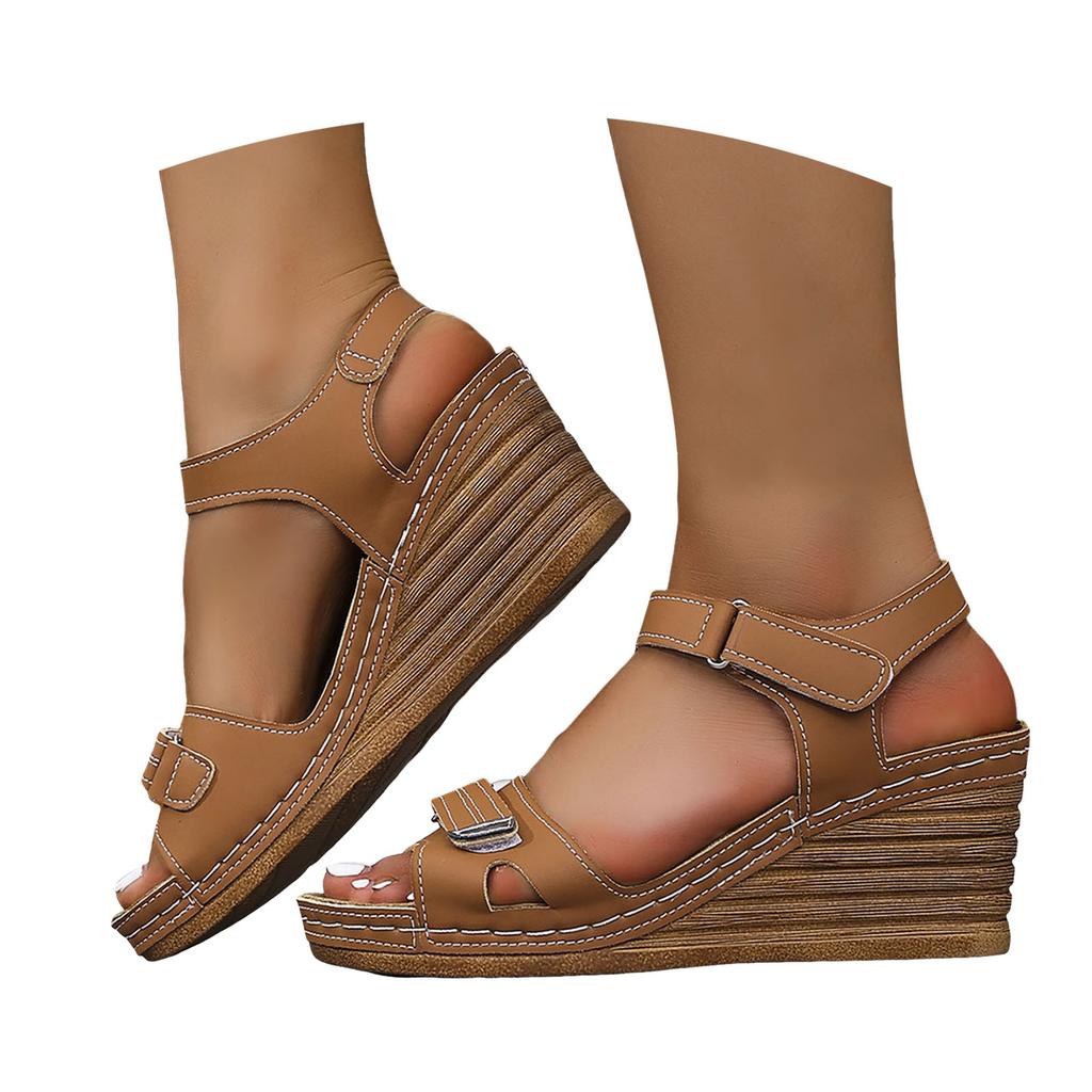Platform Wedge Sandals Lightweight Summer Strap Casual Vacation Sandals Comfortable Walking Sandals For Women For Women Sandals