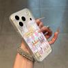 Creative Little Rabbit Transparent Phone Case for Apple 17/16/15/14 - Lightweight & Personalized with One-Piece Button