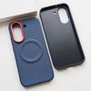 Business Solid Color Techwoven Fabric Magnetic Case for Poco X8 Pro Max Redmi Turbo 5 Max Slim for Magsafe Wireless Charge Cover