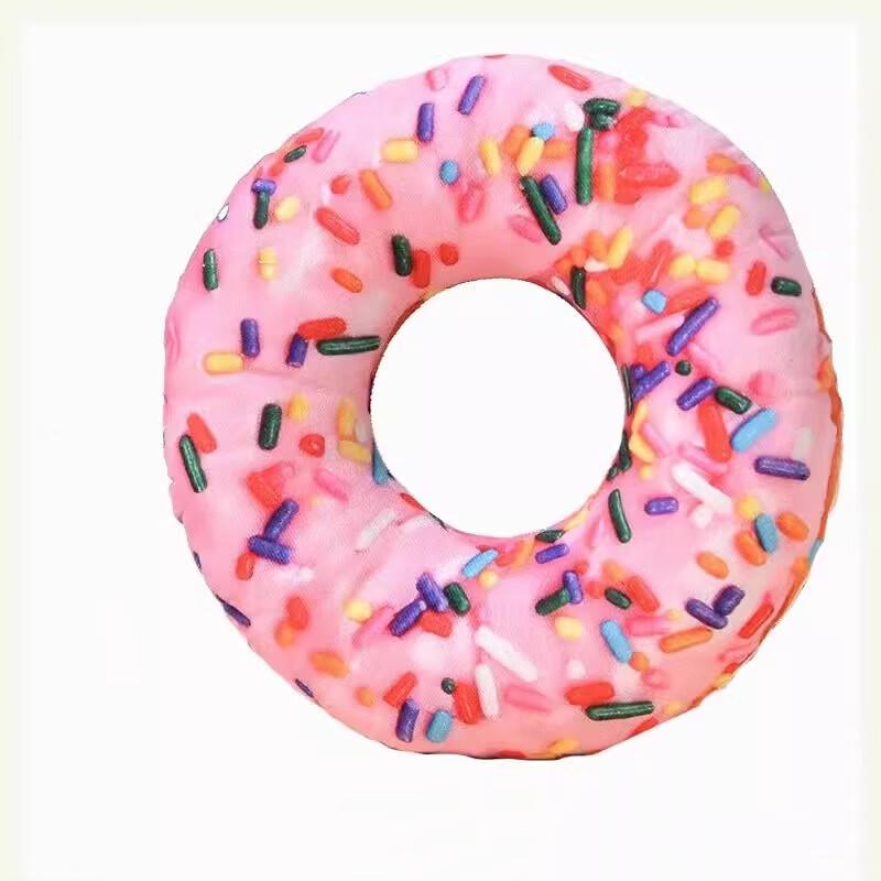 Плюшевая игрушка-пончик для жевания домашних животных Yun Xiao Shi