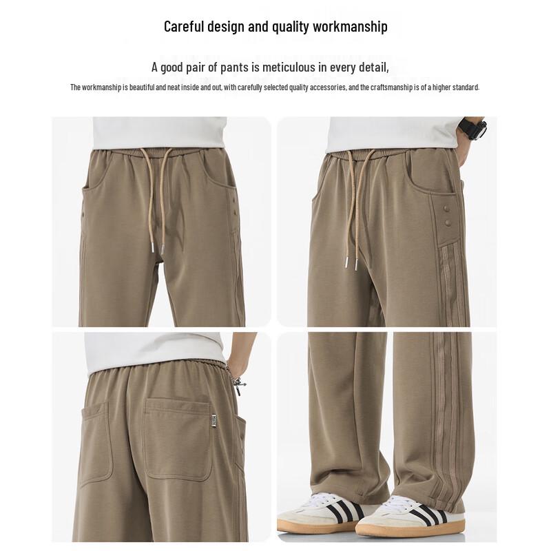 Mark Fairwhale Men's Loose Straight-Leg Casual Pants