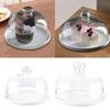 Cake Stand Cake Serving Tray with Dustproof Dome Lid Tableware Pizza Snack Dessert Display for Wedding Birthday Festive Party