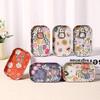 1Pcs Mini Flower Decor Drink Can Tinplate Box Empty Storage Container for Candy Small Accessory Travel Portable Organizer
