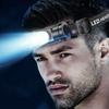 LED Head Lamp Outdoor Flashlight Headlamps with Adjustable Headband Far Near Double Light 180  Degrees