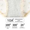 Fenteng Women's Antibacterial Cotton Briefs (4-Pack)