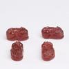 Hongchu Crystal Natural Strawberry Crystal Pixiu Loose Beads Cat's paw Lion Dance Loose Beads DIY Jewelry accessories loose beads