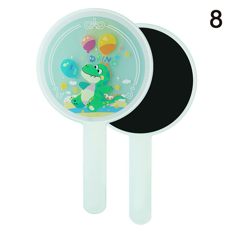 Portable Ins Liquid Shape Heart Mirror Handheld Desktop Cosmetic Mirror Makeup Mirror Travel Metallic High Definition Mirror