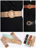 Women Elastic Waist Belt Wide Waistband Adjustable Waist Strap