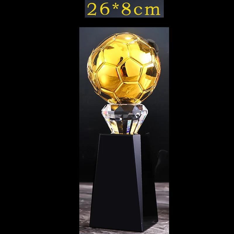 Customized Table Tennis and Volleyball Balls, Crystal Trophy, Gold Silver Copper, Creative Sports Home Decor Award Souvenir, 1Pc