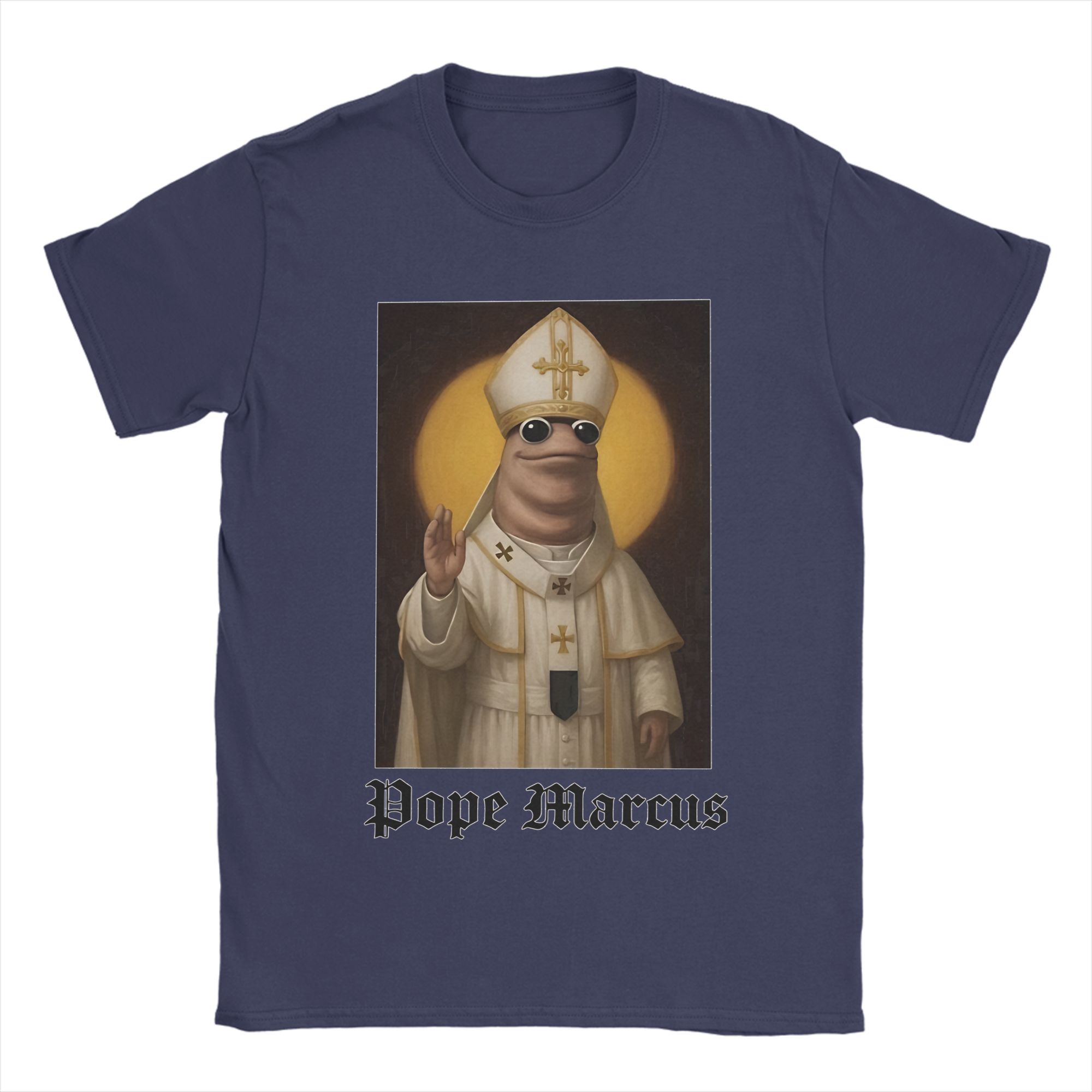 

Pope Marcus Marcus The Worm T-Shirt Hippie T Shirts Short-Sleeved Vintage Tops Beach Pure Cotton O-Neck Plus Size Top Tees 4XL