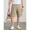 Hengyuanxiang Men's Pure Cotton Loose Cargo Shorts