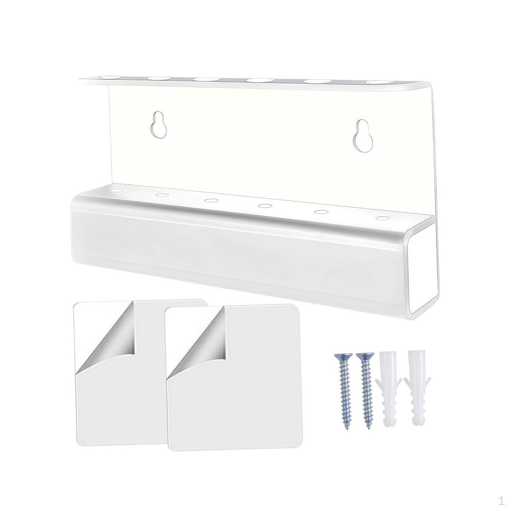 Darts Display Holder 6 Holes Acrylic Sturdy Organizer Training Stylish Practical Wall Rack