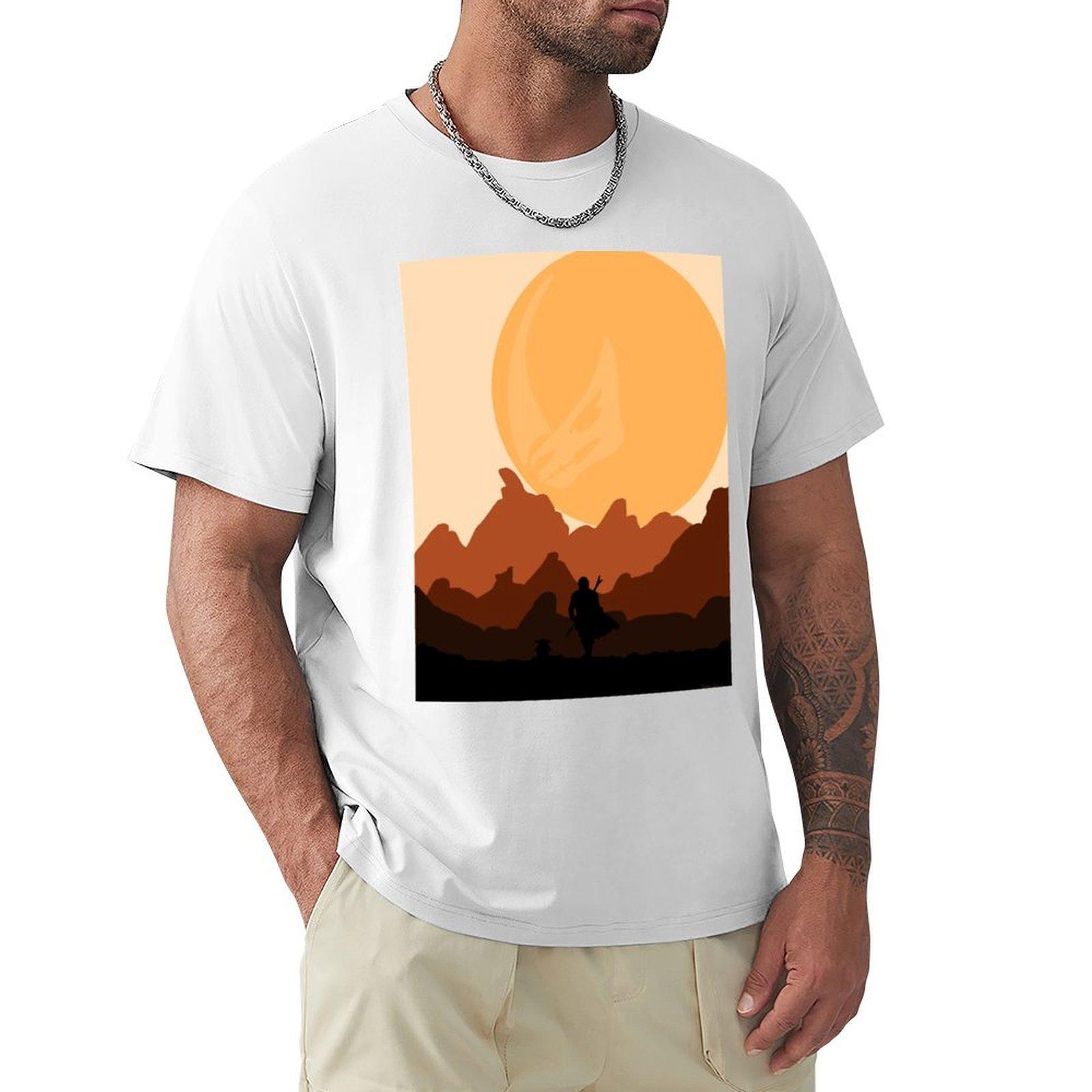 Mudhorn Sun TShirt vintage t shirts hippie clothes kawaii clothes anime tshirt mens t shirts pack S