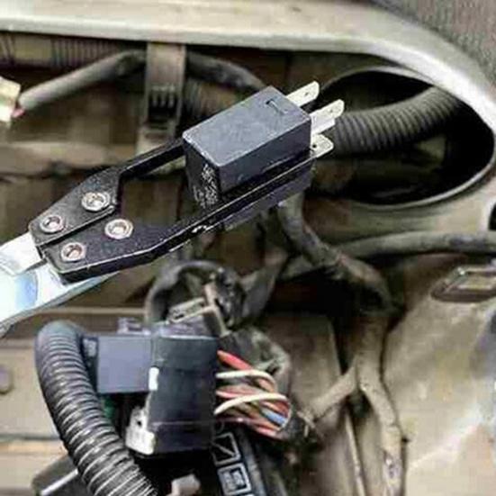 Szczypce do wyciągania przekaźników Narzędzie do usuwania przekaźników i bezpieczników samochodowych Wąskie końcówki Rączki Szczypce do ciasnych miejsc Ściągacz ramienia wycieraczki