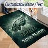 Custom Text Printed Rug Philadelphia Eagles Non Slip Floor Carpet For Home Room Decor