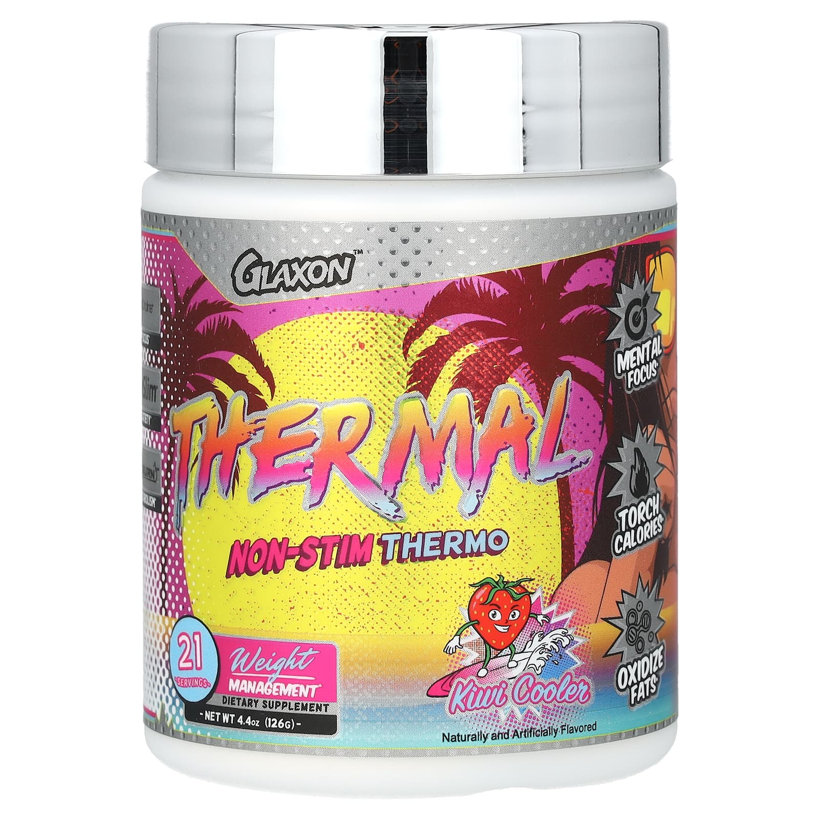 

Glaxon, Thermal, Non-irritating Thermo, Kiwi Cooler, 4.4 oz (126 g)