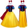 Large size Halloween costume, adult Snow White dress fairy tale stage costume