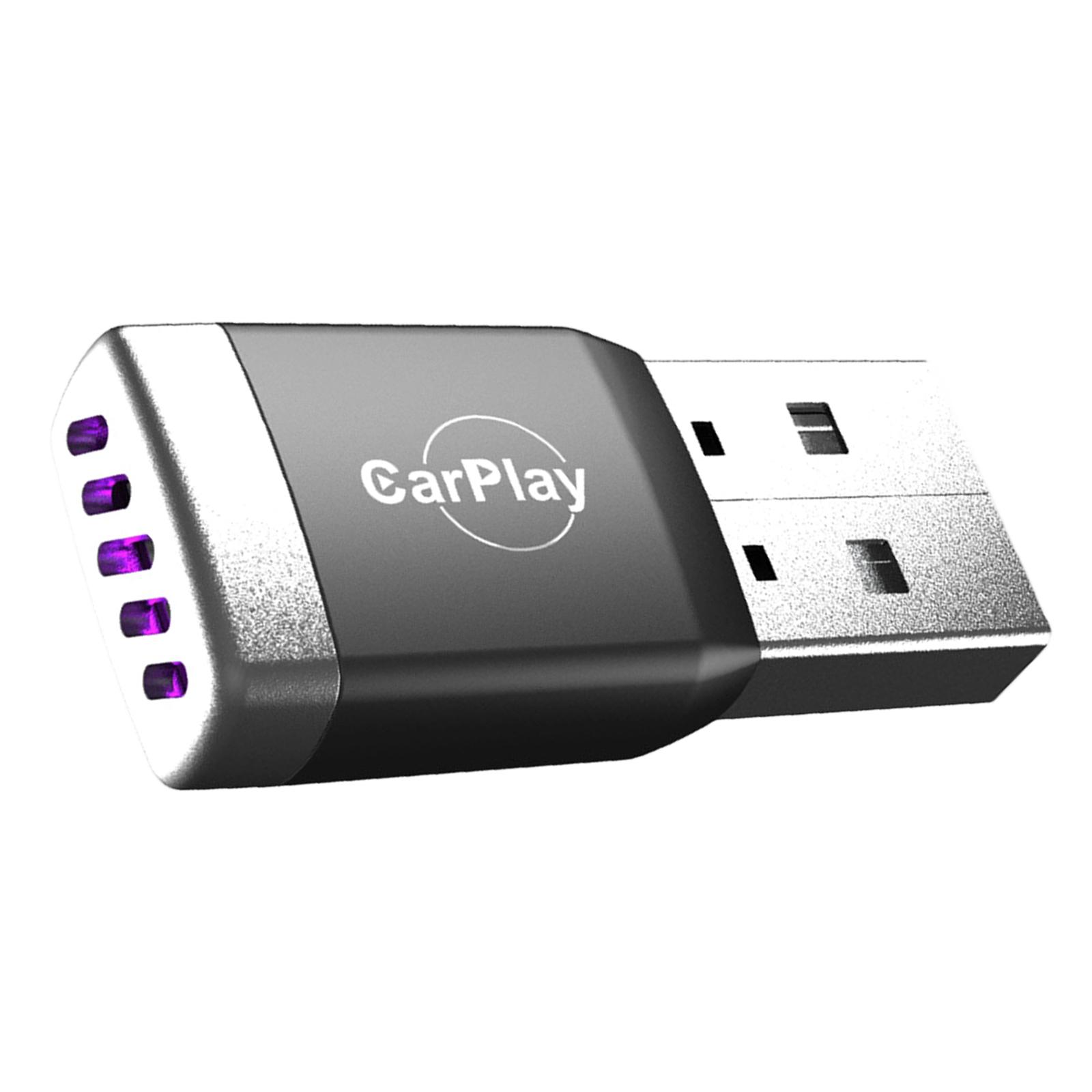 

USB Wireless Car play Adapter for Delivering High Resolution Screen Projection Broad Vehicle Compatibility Easy Setups 1