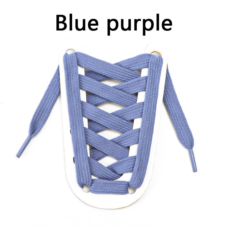 1 Pair Flat Shoelaces for Sneakers Rugged Wear-resistant Classic Canvas Sports Shoe Laces Women Men Shoelace Solid Double Cotton