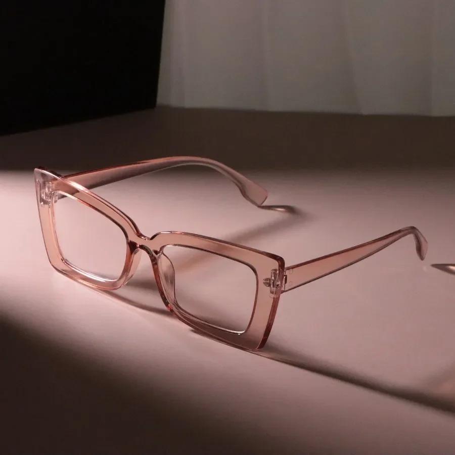 

High Quality Cat Eye Women Men Eyeglasses Cool Designer Transparent Clear Optical Eyeglasses Luxury Frames Oculos