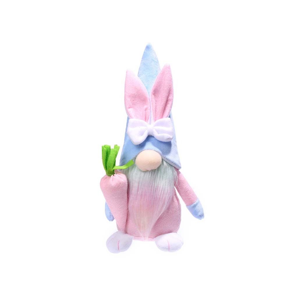 Soft Easter Rabbit Ears Faceless Doll Cute Rabbit Gnome Doll Faceless Gnome Bunny Doll  Friends