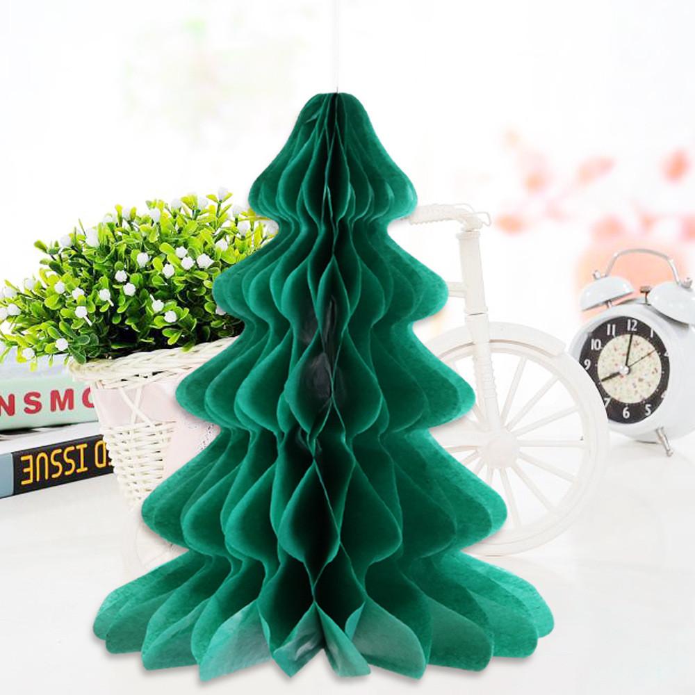 Paper Honeycomb Delightful Christmas Tree And Hat Festive Ornaments For Celebrations Holiday