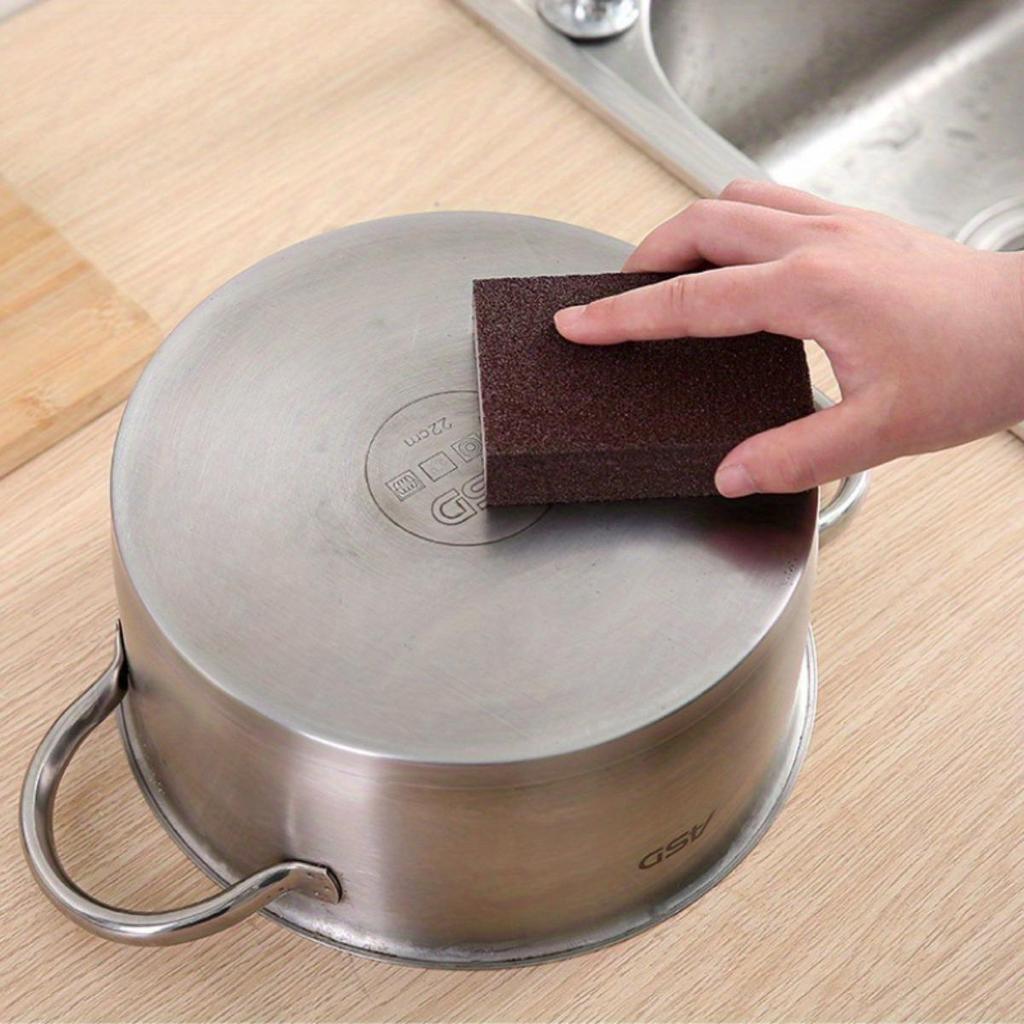 Dishwashing Sponge, Diamond Sand, Kitchen Sink, Rust Removal, Grinding Sponge Block, Household Cleaning Brush, Pot Cleaning Tool