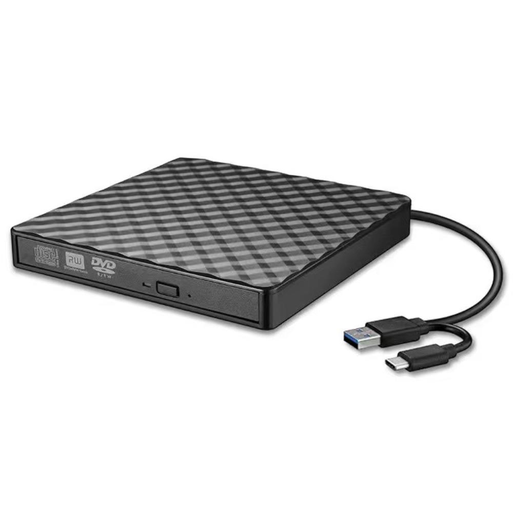 Type-c 2 In 1 External DVD Writer USB3.0 External DVD Drive DVD Burner Drive  Laptop