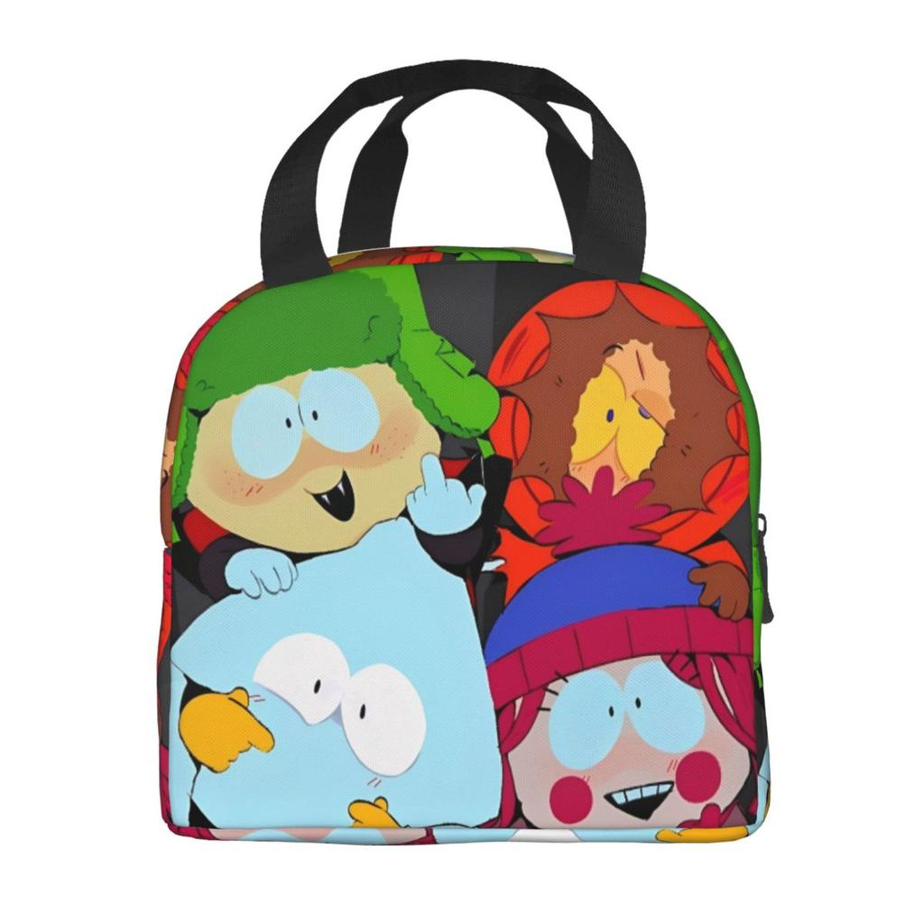 Southpark TV Show 2025 Thermal Insulated Lunch Bag for Work Portable Bento Box Thermal Cooler Lunch Boxes