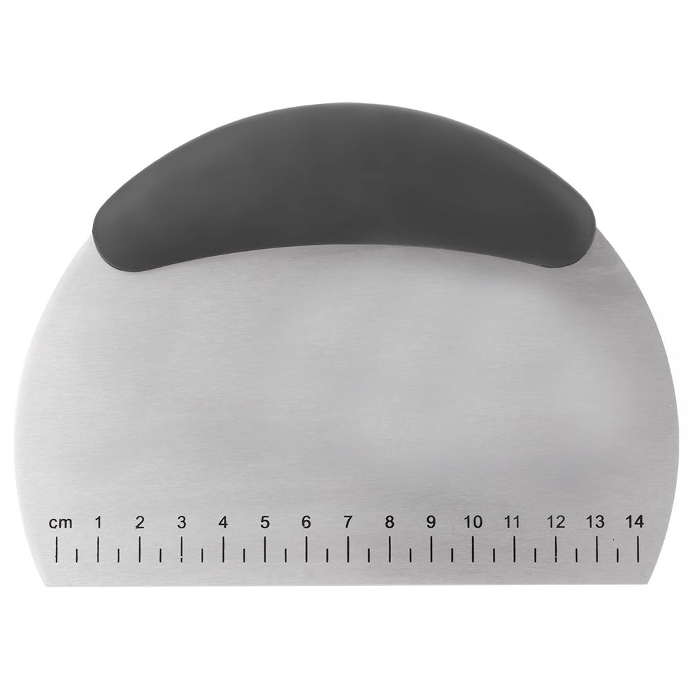 Stainless Steel Pastry Scraper Chopper Flour Pastry Cutter Pastry Scale Measurement Baking Tool Kitchen Bakeware