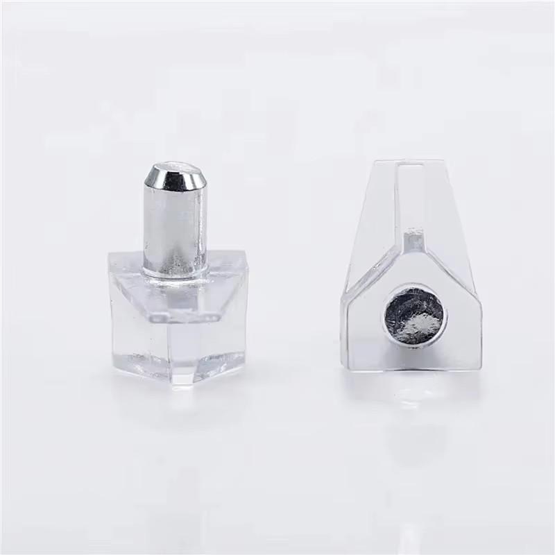 100pcs Transparent Shelf Studs Pegs Plastic Laminate Support Cabinet Wardrobe Shelves Glass Plate Support Furniture Hardware