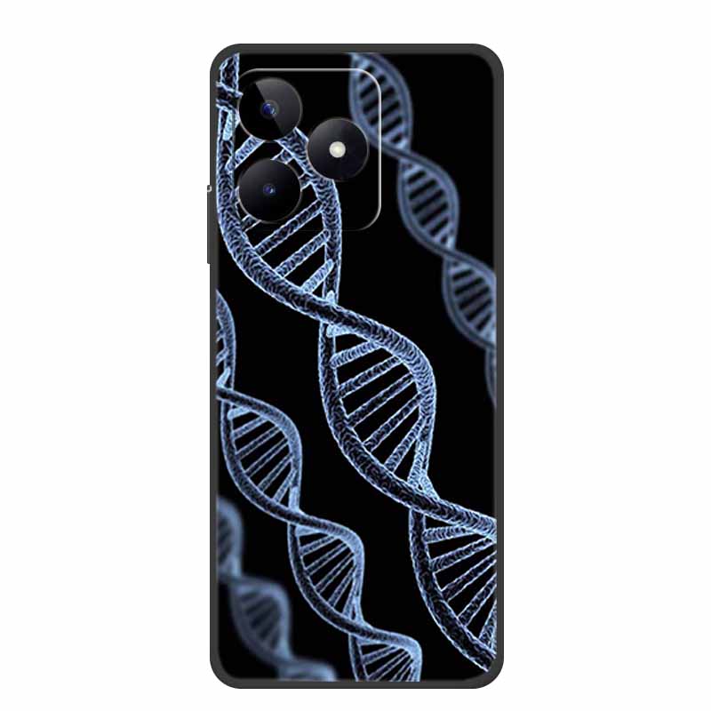6.74" For Realme Note 50 Case Black Silicone Soft TPU Phone Cases Back Cover For Realme Note 50 Case Note50 Protective Coque Bag