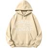 Unisex Printed Hooded Sweatshirt Long Sleeve Pullover Casual Top for Men and Women