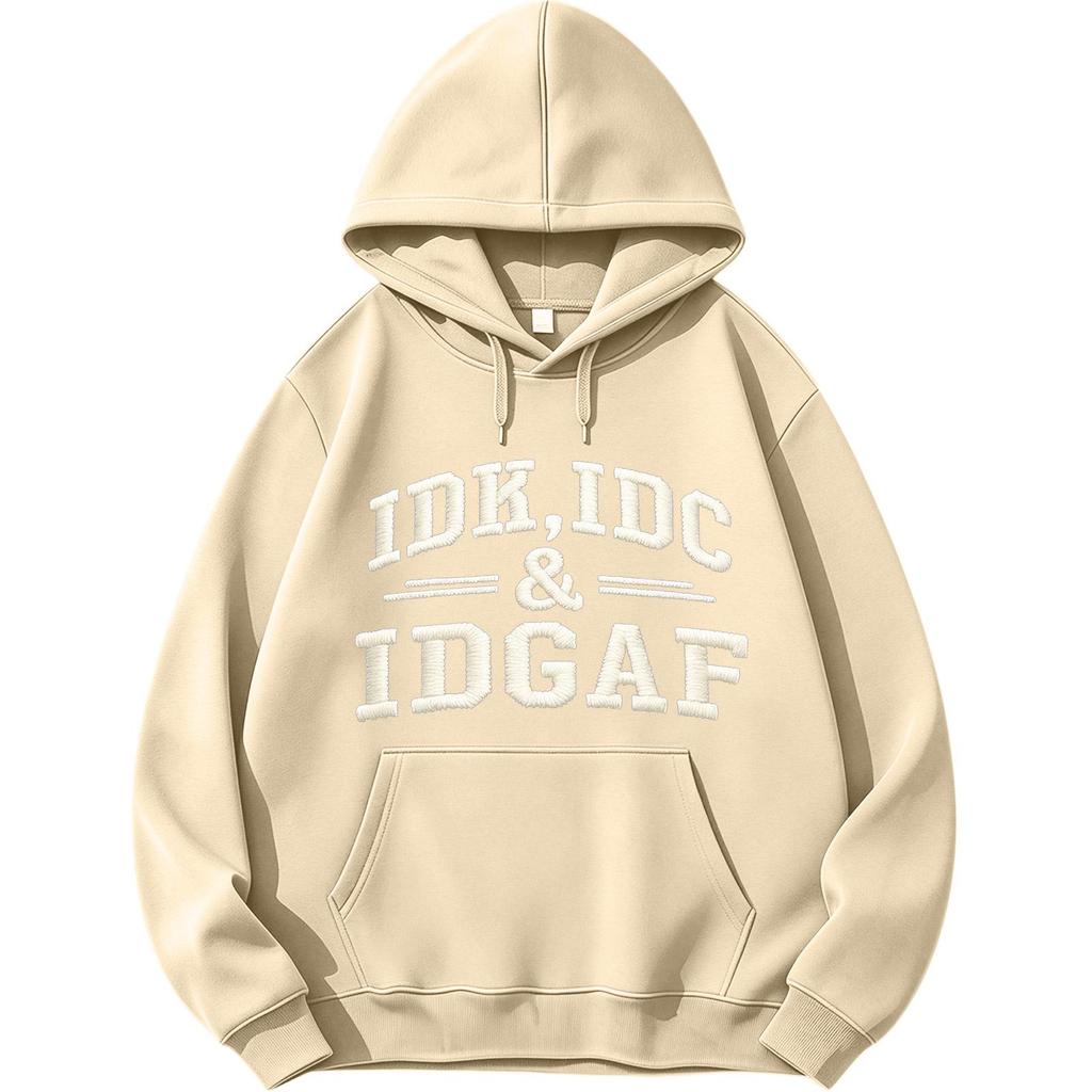 Unisex Printed Hooded Sweatshirt Long Sleeve Pullover Casual Top for Men and Women