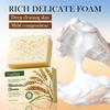 SADOER Oat Scrub Exfoliating Facial Soap Face Wash Foam Facial Cleanser Moisturizing Anti-aging Body Bathing Soap Exfoliator