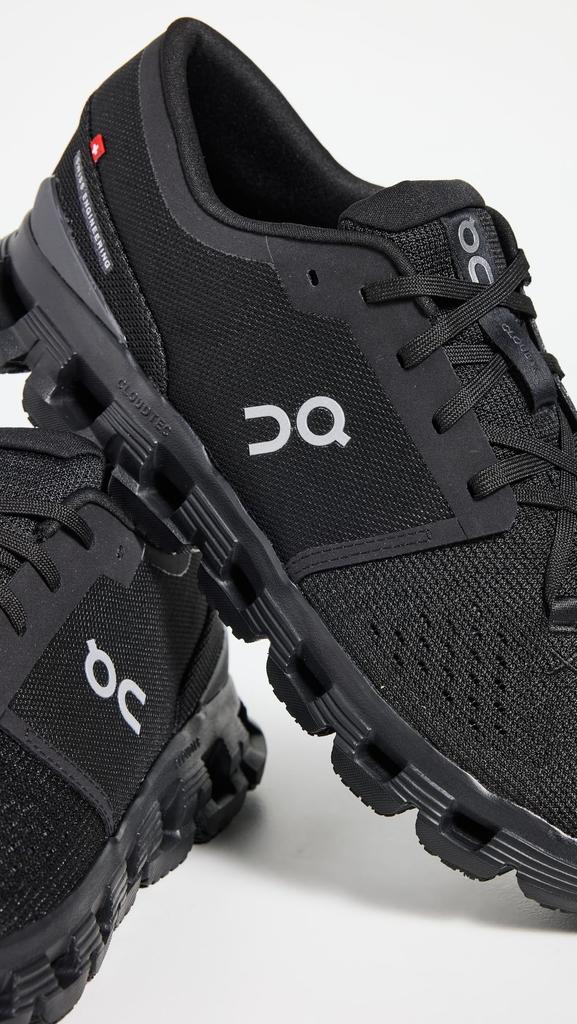 On Cloud X 4 Training Black Size Cm Men's Shoes, Eclipse, 27.0