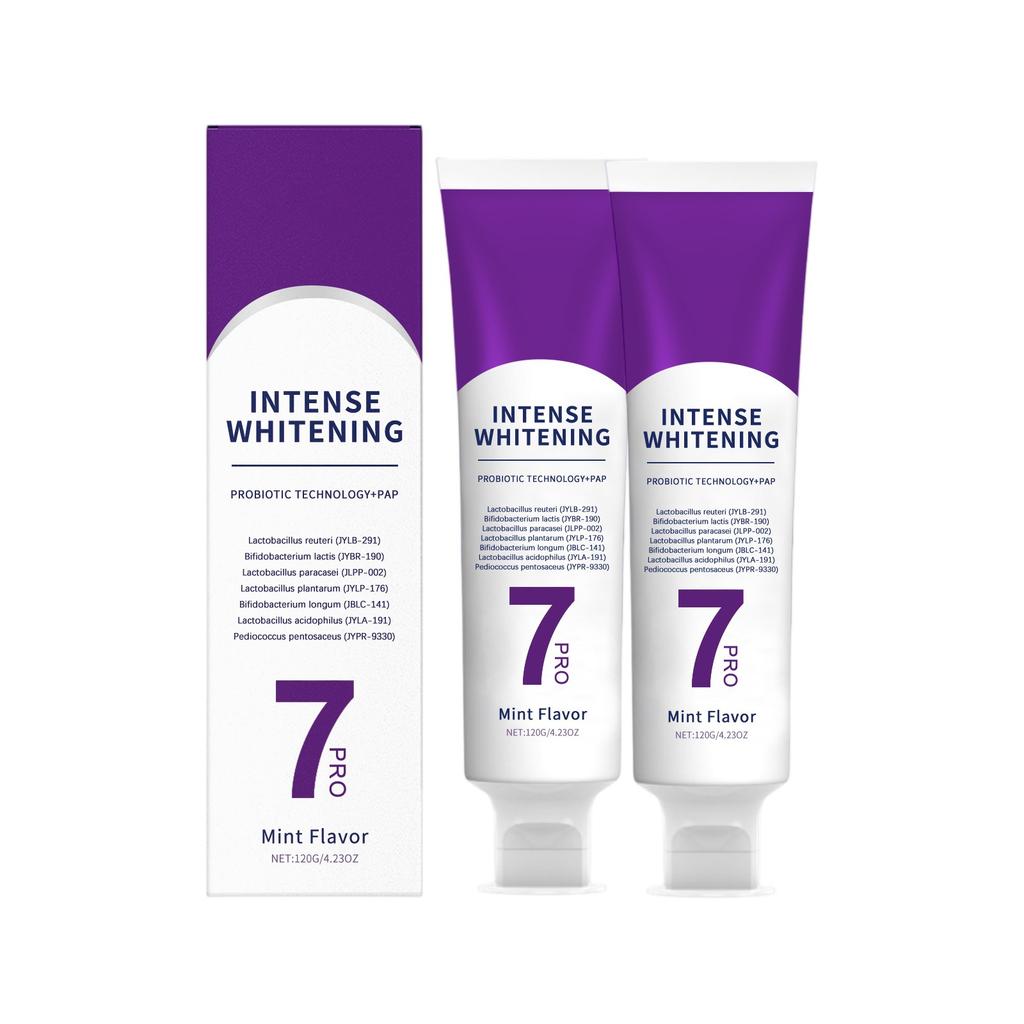 7-Pro Whitening Toothpaste Whitening Toothpaste , Fresh , Breath , Toothpaste , Toothpaste , Stain Removal , Complete Tooth Care 120g