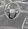 Carbon Fiber Look Steering Wheel Trim Cover Decor Molded For Chevrolet Colorado 2023+