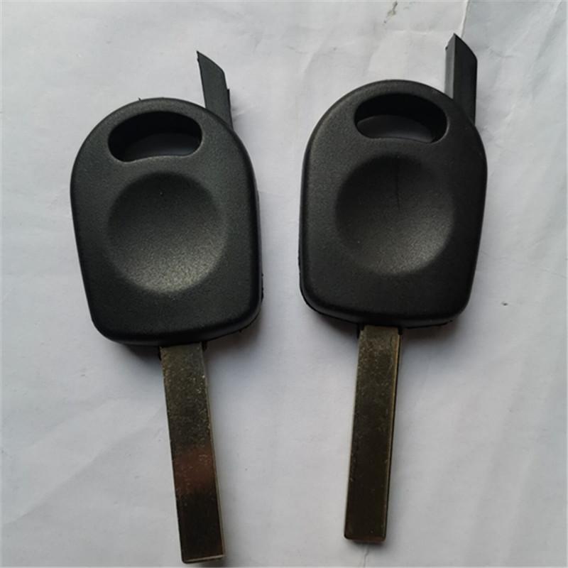 DAKATU 10pcs Replacement FOB Key Case For Peugeot 307 MAN Transponder Key Shell (HU83 Blade With Groove)