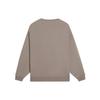 Li Ning Sweatshirts Unisex Pottery Clay Brown Crew Neck Moderate Regular AWDSC99-5