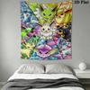 Pokmon Eeveelutions Tapestry Wall Tapestry Wallmounted Background Cloth Background Cloth Soft Atmospheric Background Cloth