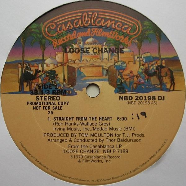 

12inch Record LOOSE CHANGE Straight From The Heart NBD20198DJ Casablanca 1979 US SoulFunk Used
