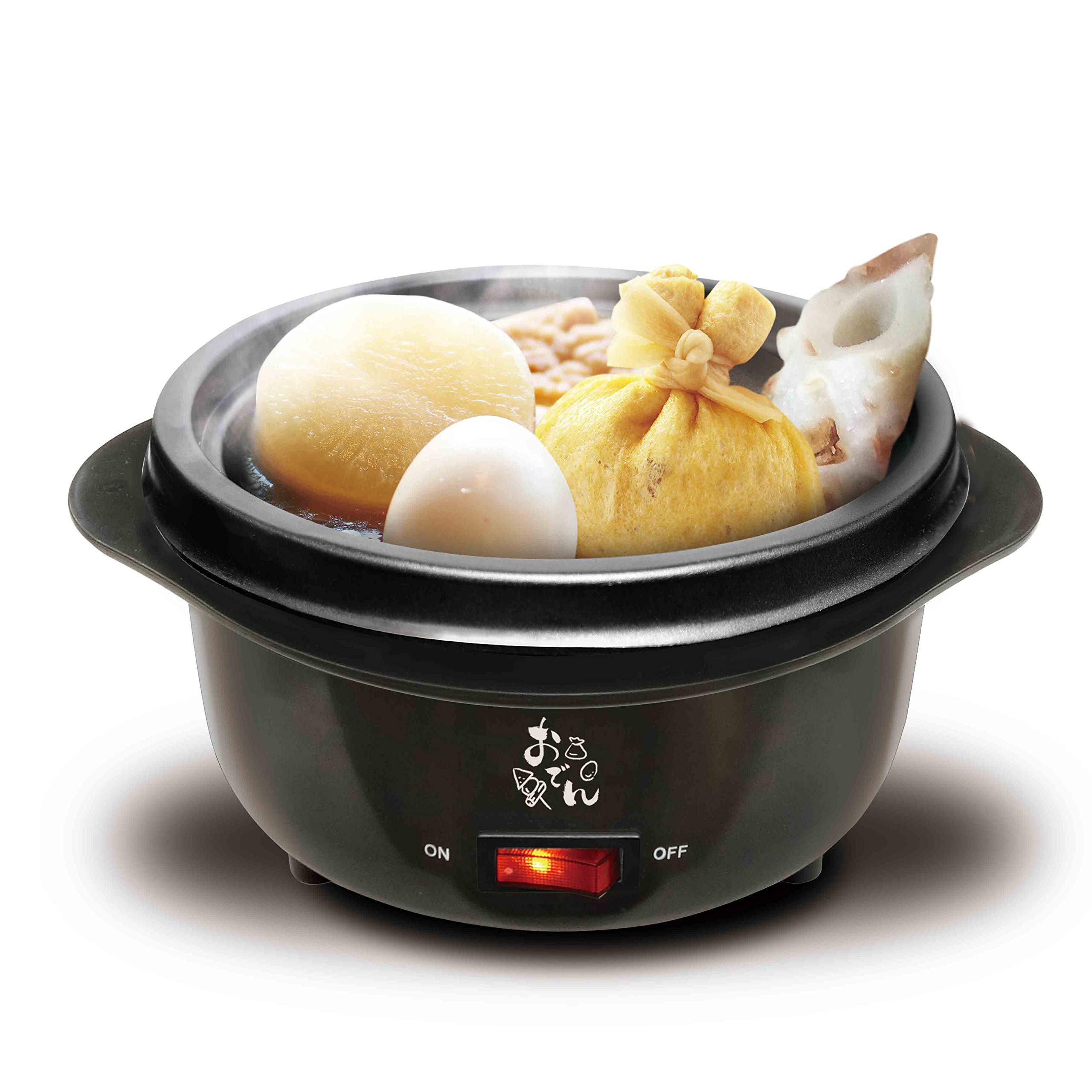 

LITHON Tabletop Oden Pot, Black KDPC-003B | Oden Pot | Easy operation with a single switch, also great for bibimbap!