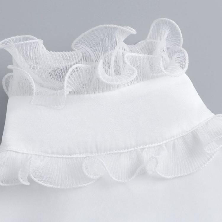 Fashionable Detachable Collar High Neck Accessory Neckwear For Dresses Blouses Formal Event Half Shirt Decorative Collar